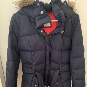 Hollister Navy Winter Jacket